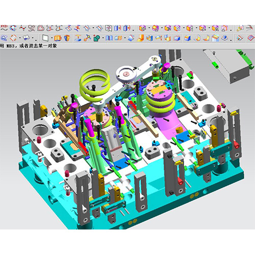 Collapsible core mold 3D